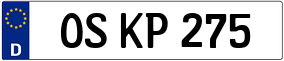 Truck License Plate
